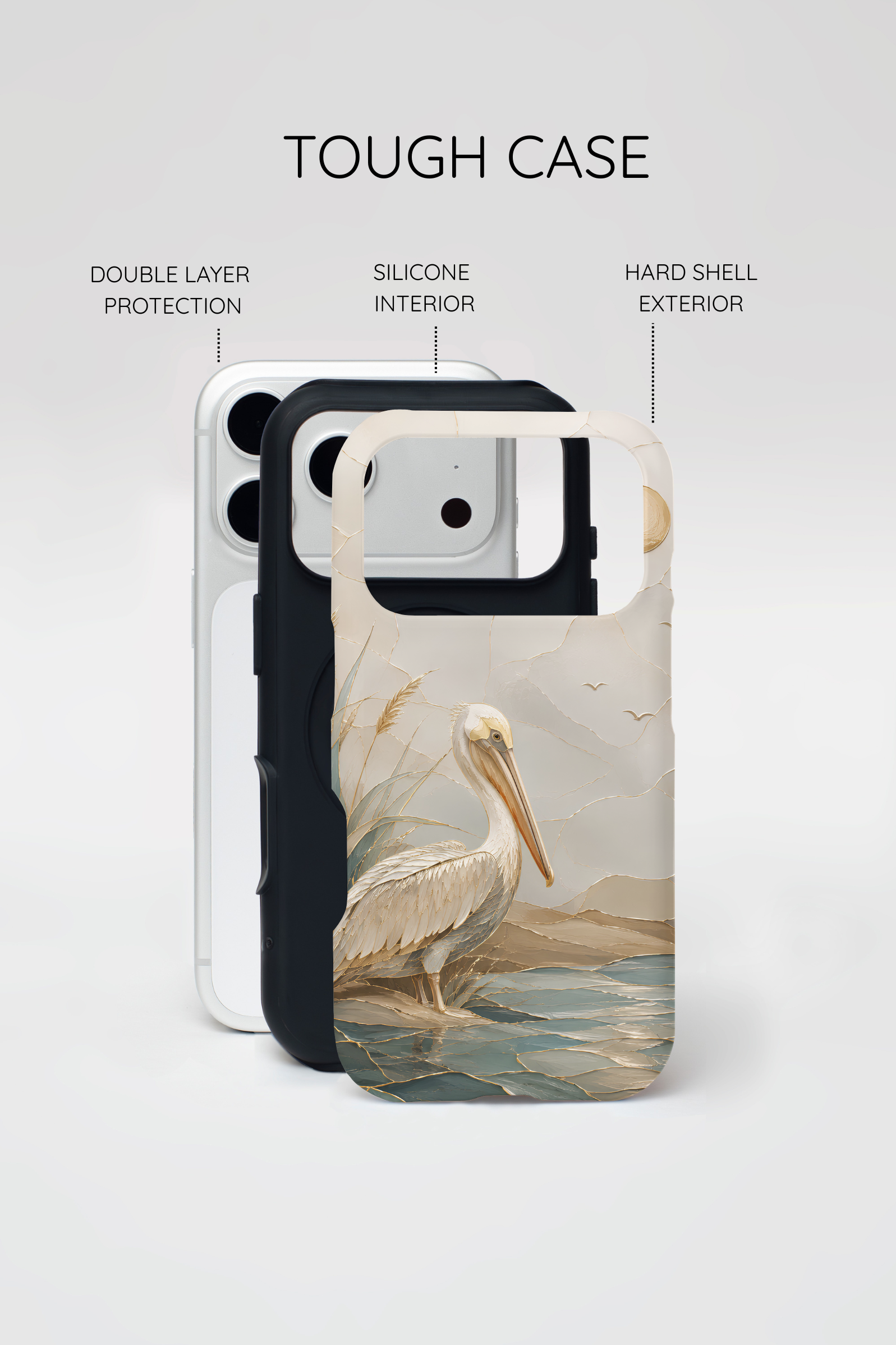 Pelican iPhone Case | Coastal Bird iPhone Case