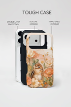 Chipmunk iPhone Case | Stained Glass Woodland Animal Case