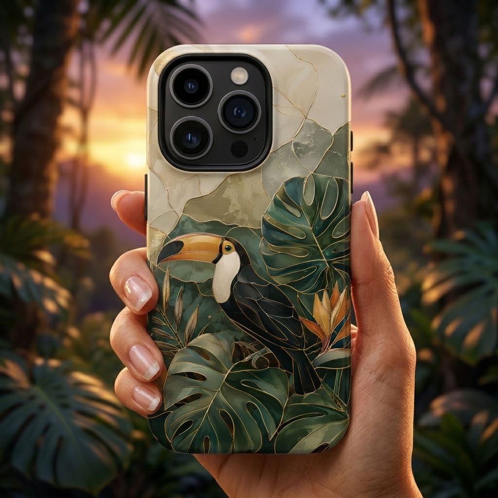 Toucan iPhone Case | Tropical Bird Phone Cover