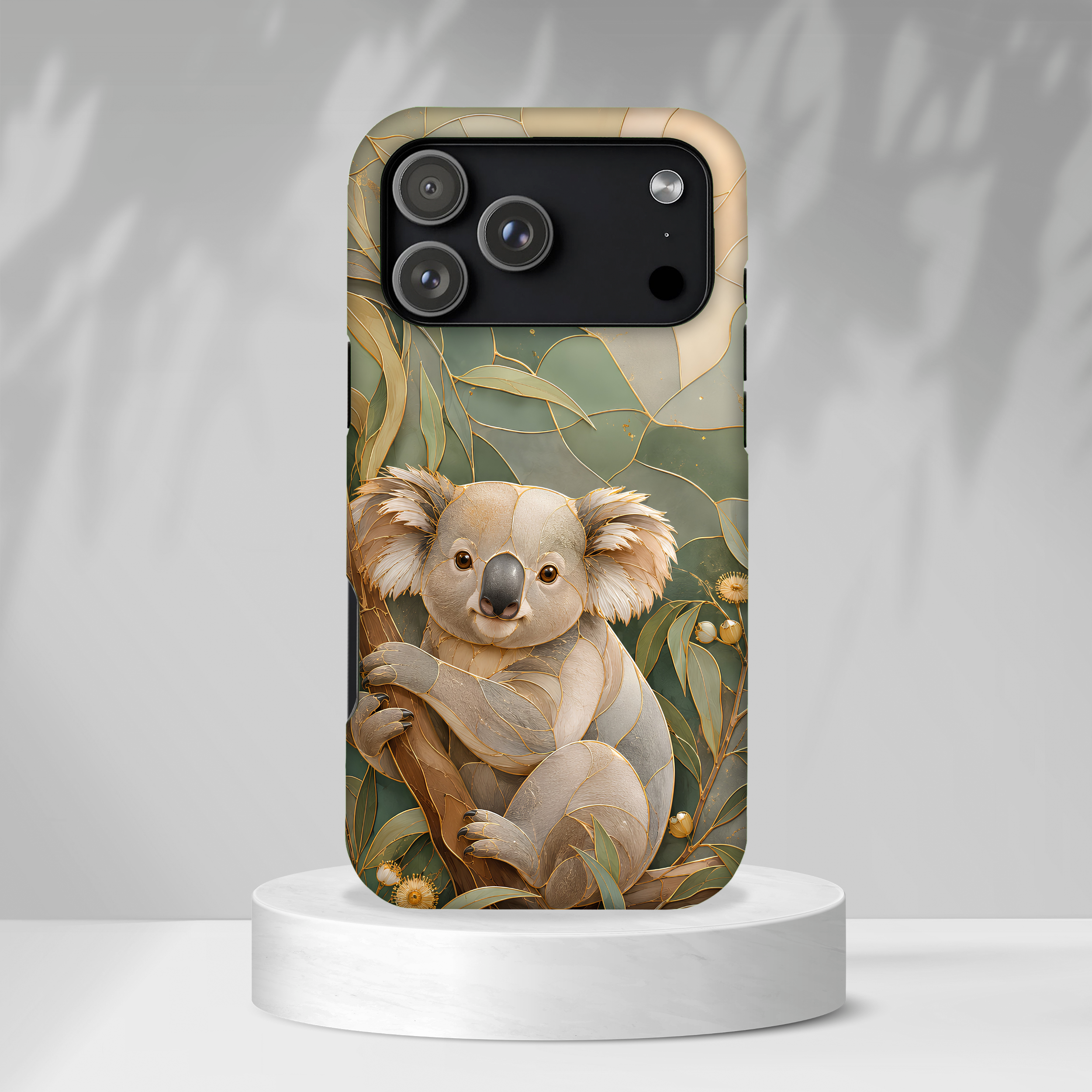 Koala iPhone Case | Eucalyptus Botanical Cover