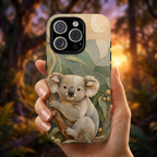 Koala iPhone Case | Eucalyptus Botanical Cover