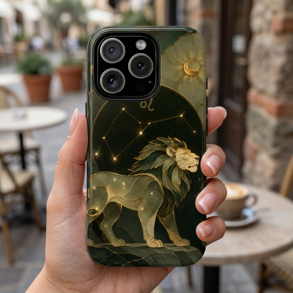 Leo Zodiac iPhone Case | Lion Constellation iPhone Case