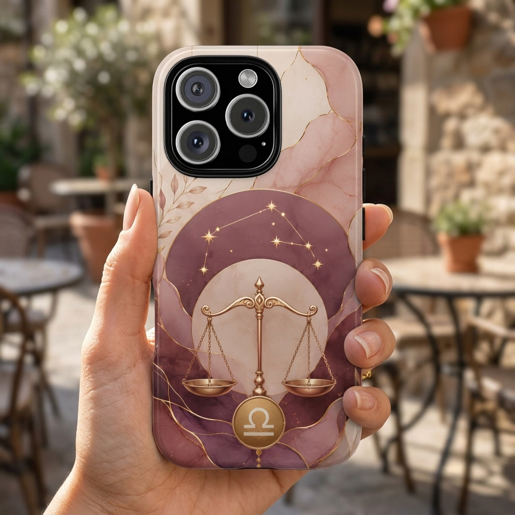 Libra Zodiac iPhone Case | Libra Constellation iPhone Case