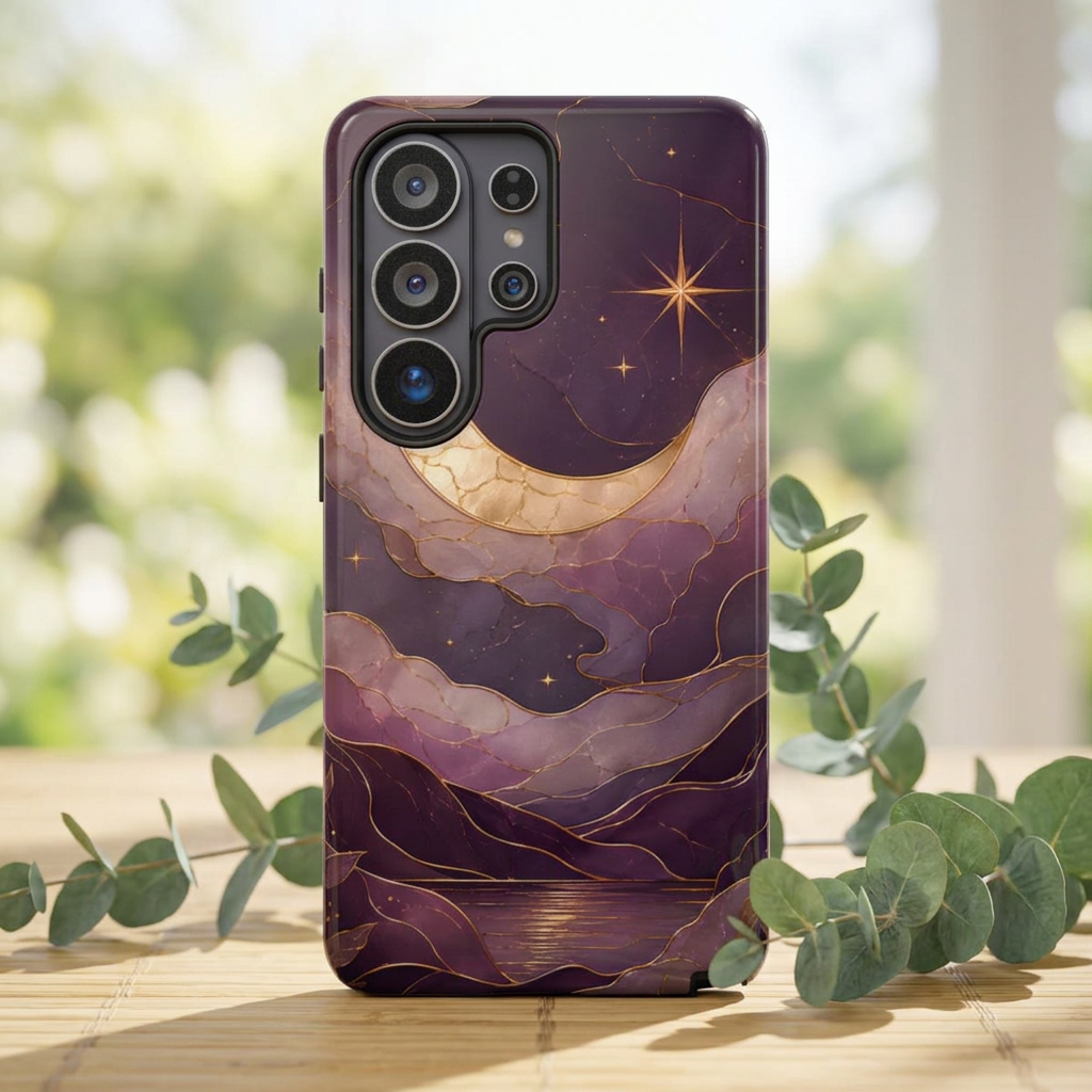 Moon iPhone Case | Celestial Night Sky iPhone Case