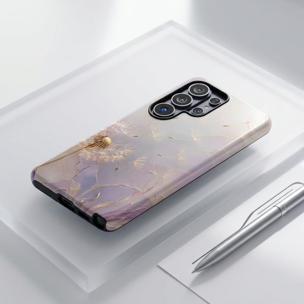 Dandelion Samsung Galaxy Phone Case | Botanical Phone Case