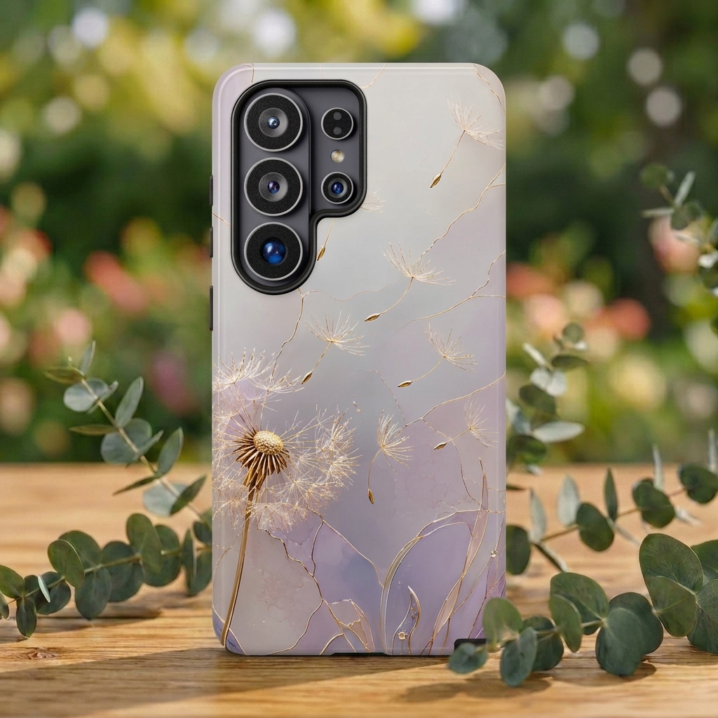 Dandelion Samsung Galaxy Phone Case | Botanical Phone Case