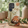 Red Panda Samsung Galaxy Phone Case | Bamboo Forest Phone Case
