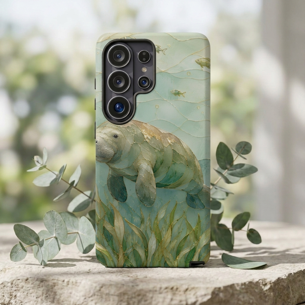 Manatee Samsung Galaxy Phone Case | Sea Cow Phone Case