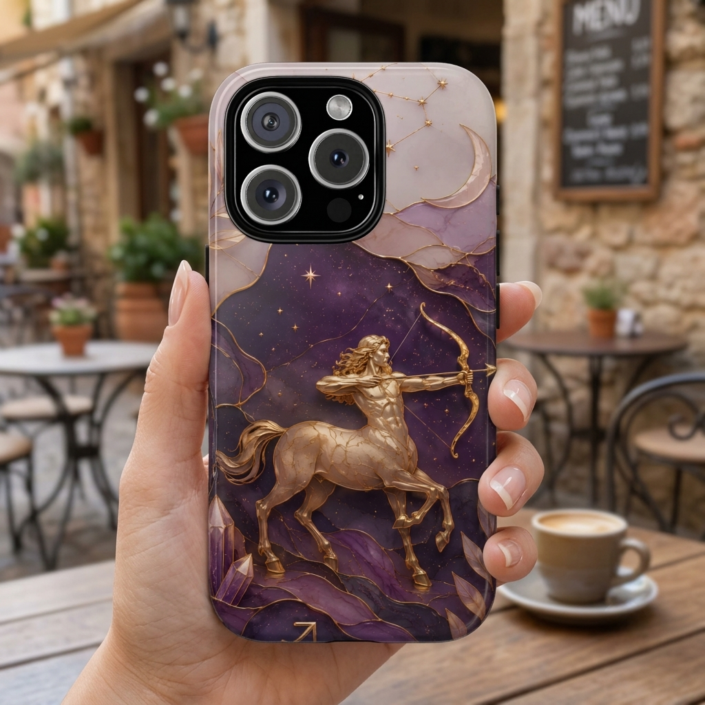 Sagittarius Zodiac iPhone Case | Archer Constellation iPhone Case