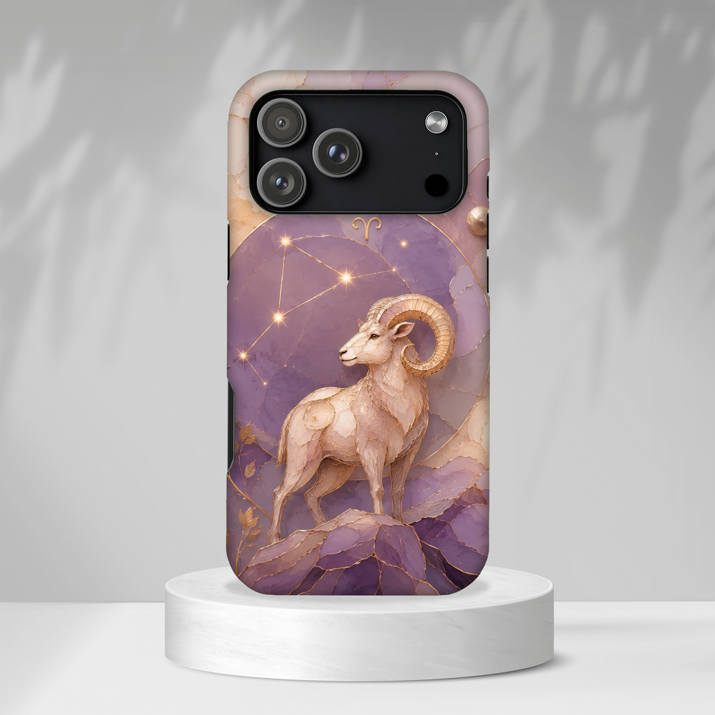 Aries Zodiac iPhone Case | Ram Constellation iPhone Case