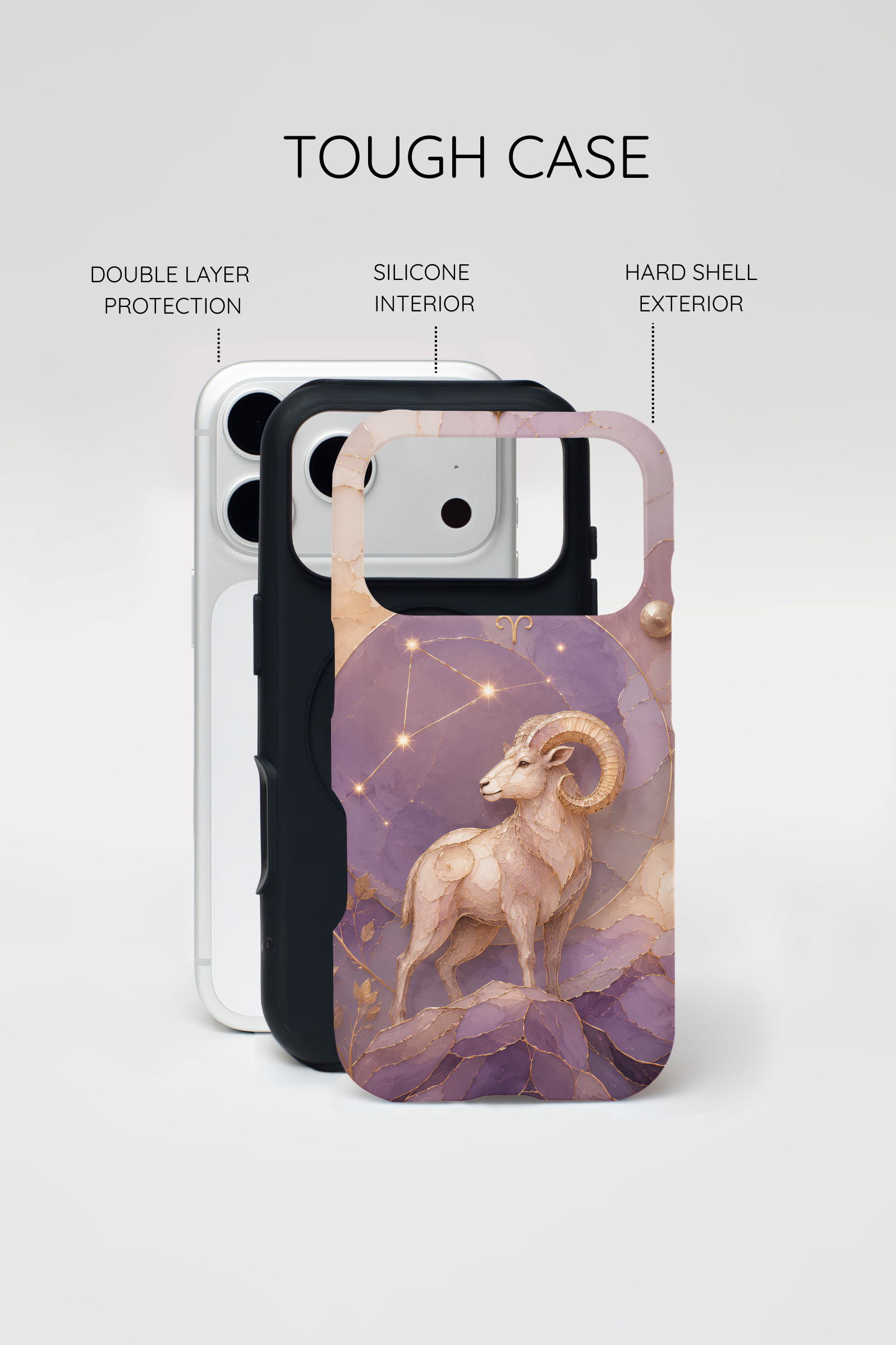 Aries Zodiac iPhone Case | Ram Constellation iPhone Case
