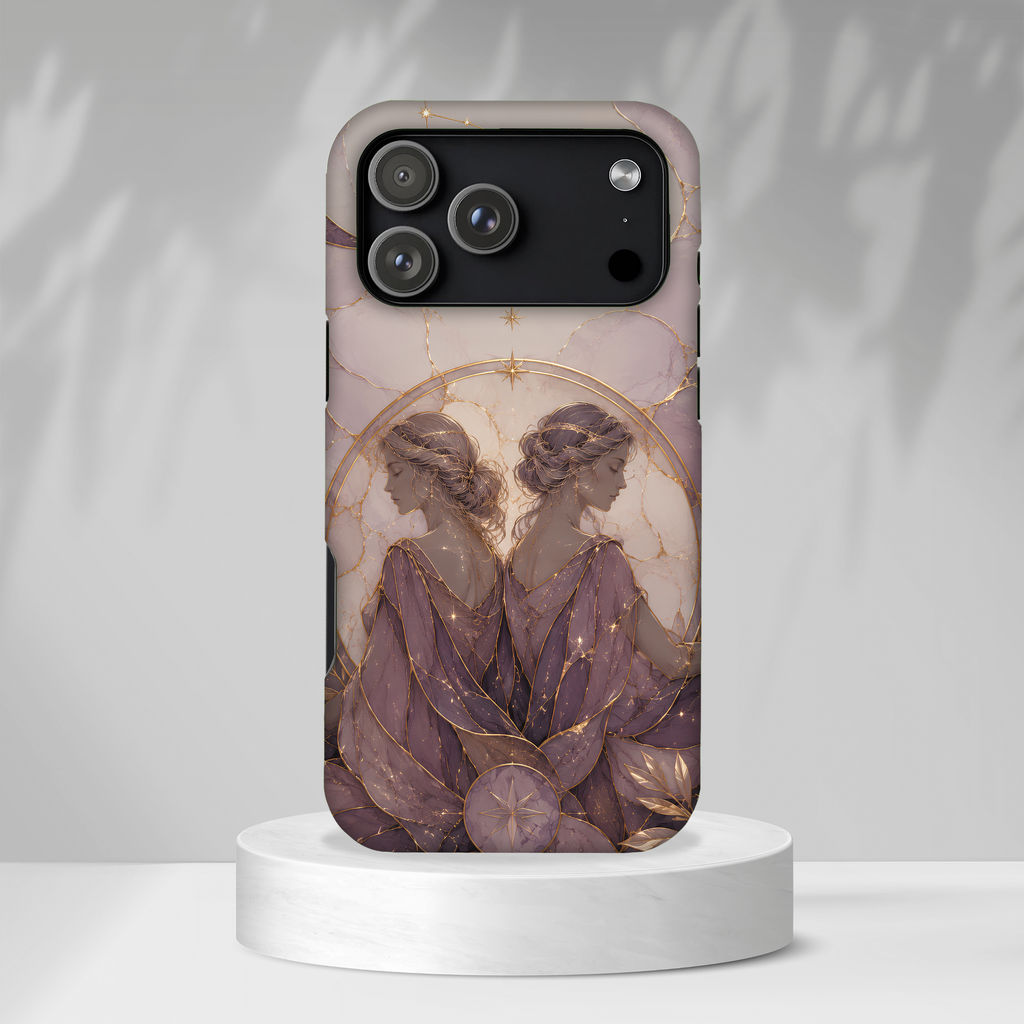 Gemini Zodiac iPhone Case | Twin Constellation iPhone Case