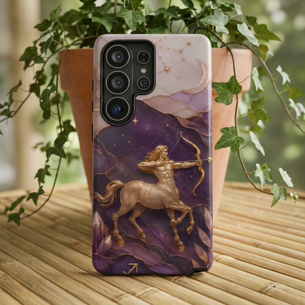 Sagittarius Zodiac Samsung Galaxy Phone Case | Archer Constellation Phone Case