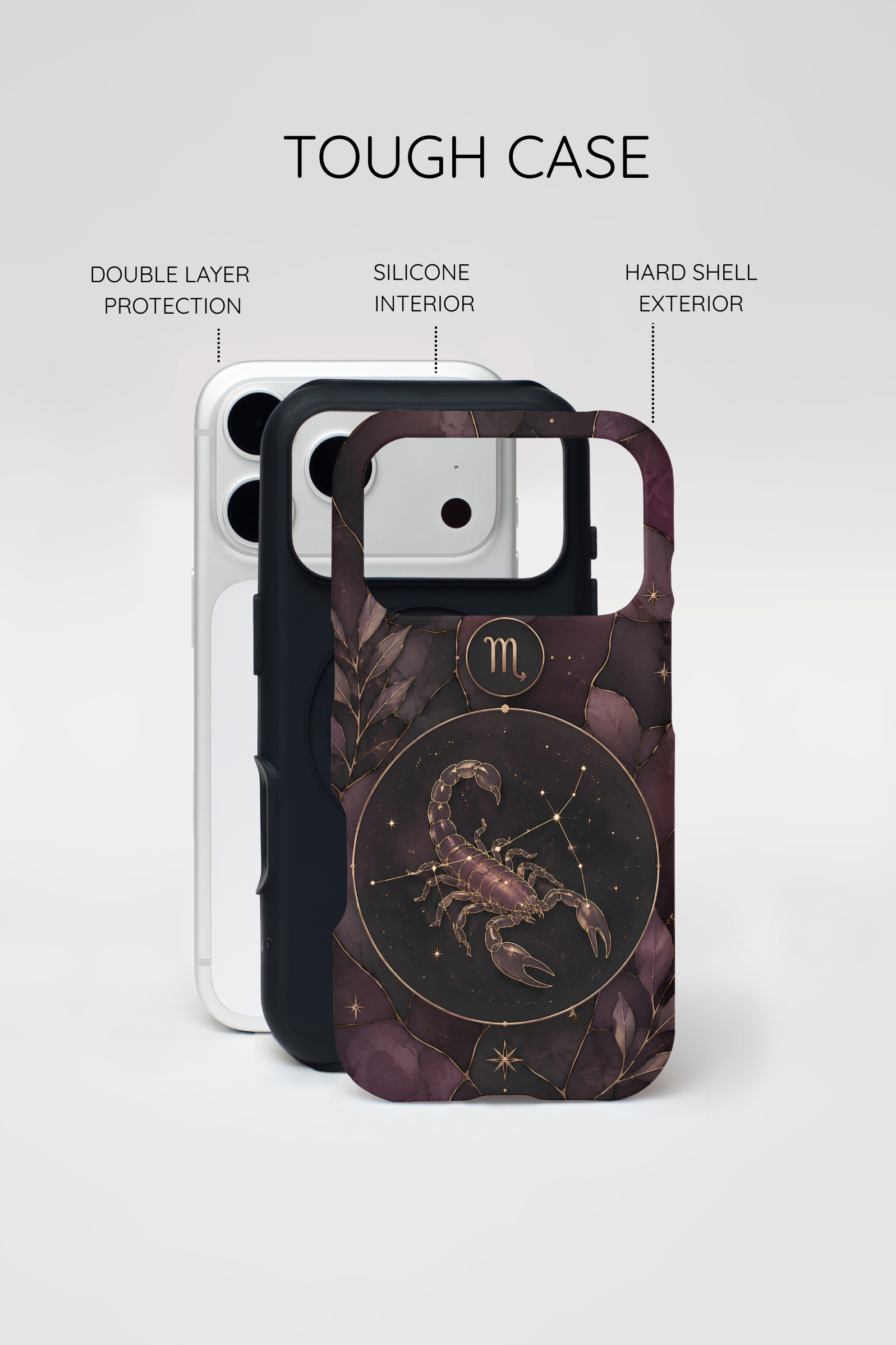Scorpio Zodiac iPhone Case | Scorpio Constellation Protective Case