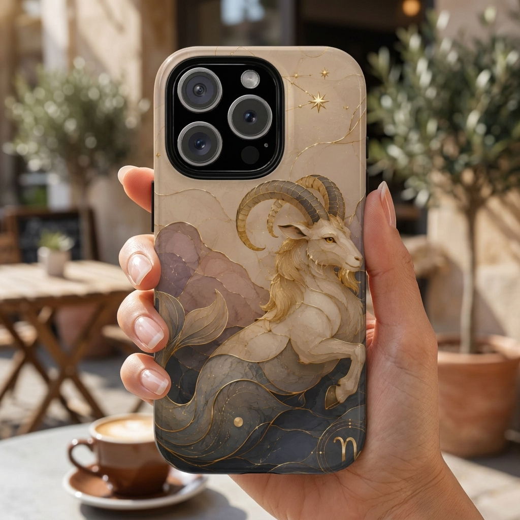 Capricorn Zodiac iPhone Case | Sea Goat Astrology Gift