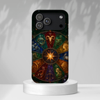 Zodiac Wheel iPhone Case | Celestial Astrology iPhone Case