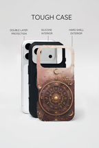 Zodiac Wheel iPhone Case | Celestial Astrology iPhone Case