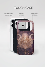 Triple Moon Goddess iPhone Case | Witchy Celestial iPhone Case