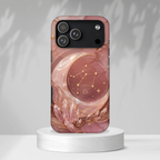 Libra Zodiac iPhone Case | Moon Crystal Astrology iPhone Case