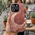 Libra Zodiac iPhone Case | Moon Crystal Astrology iPhone Case