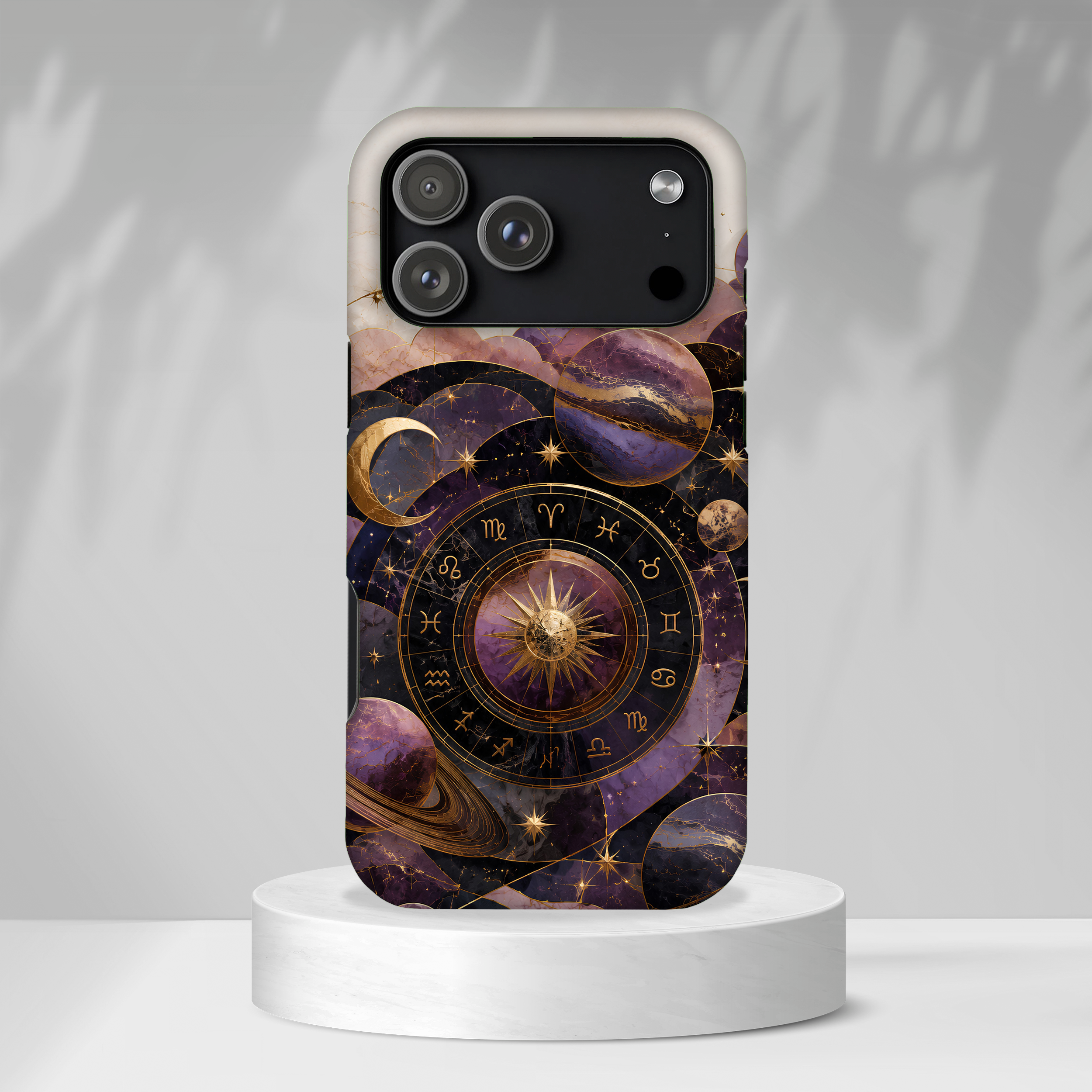 Vintage Zodiac iPhone Case | Celestial Moon Astrology iPhone Case
