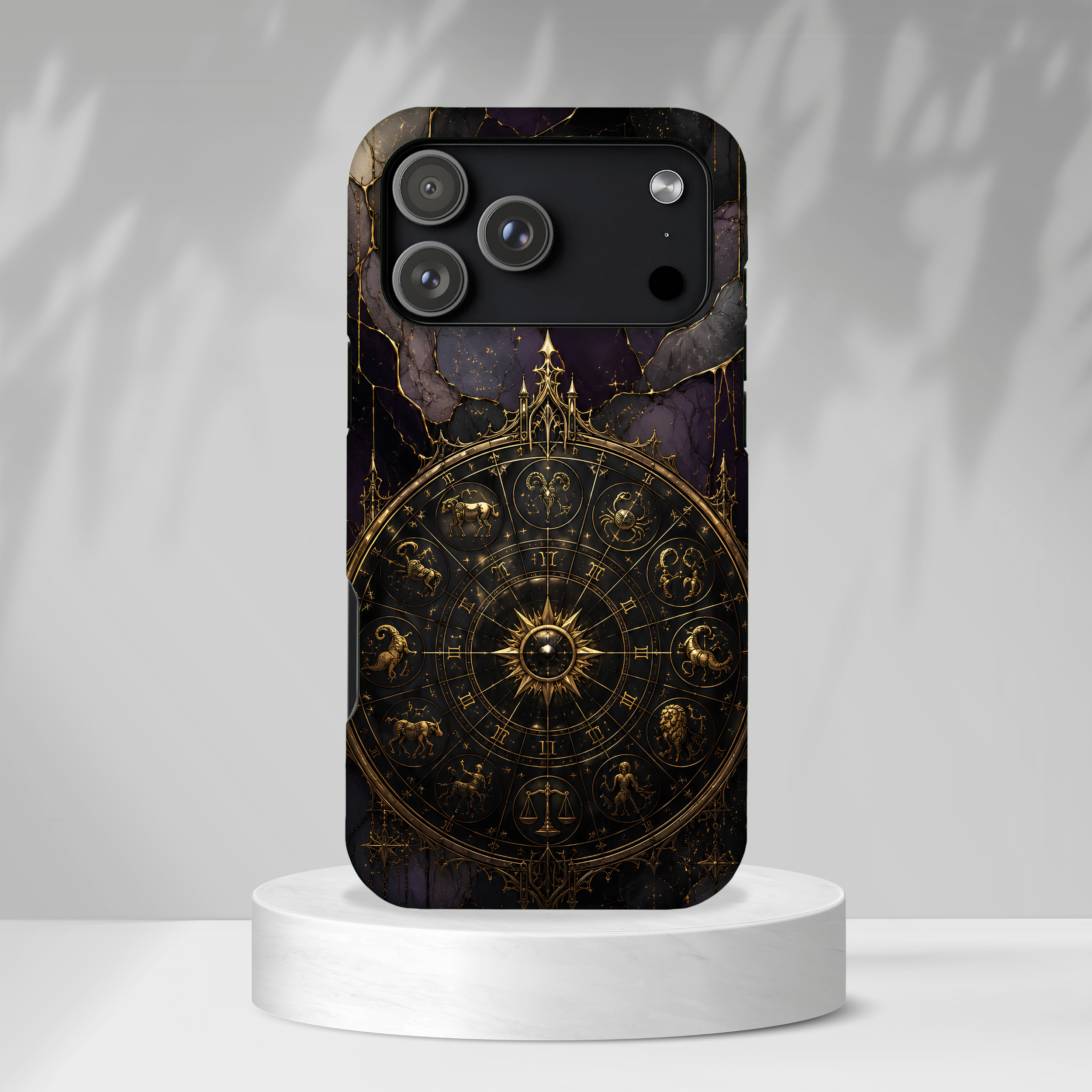 Astrology Wheel iPhone Case | Vintage Zodiac iPhone Case