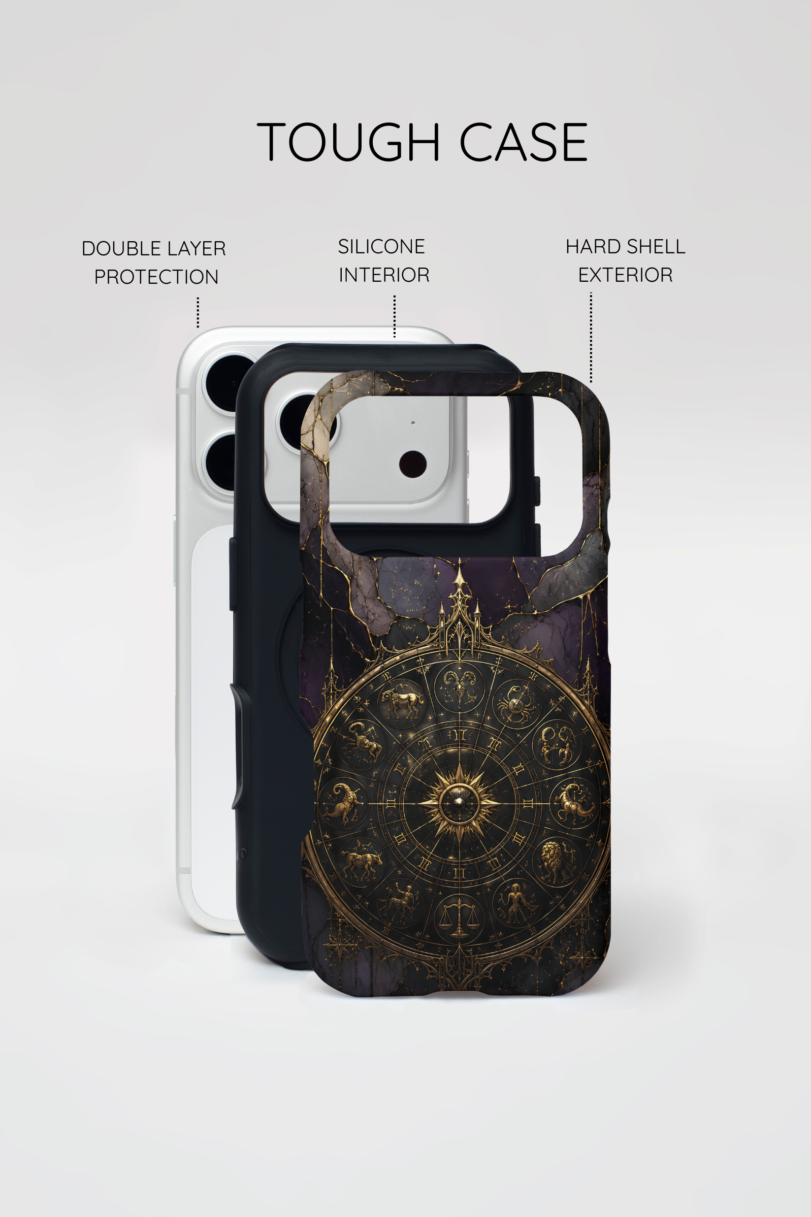 Astrology Wheel iPhone Case | Vintage Zodiac iPhone Case