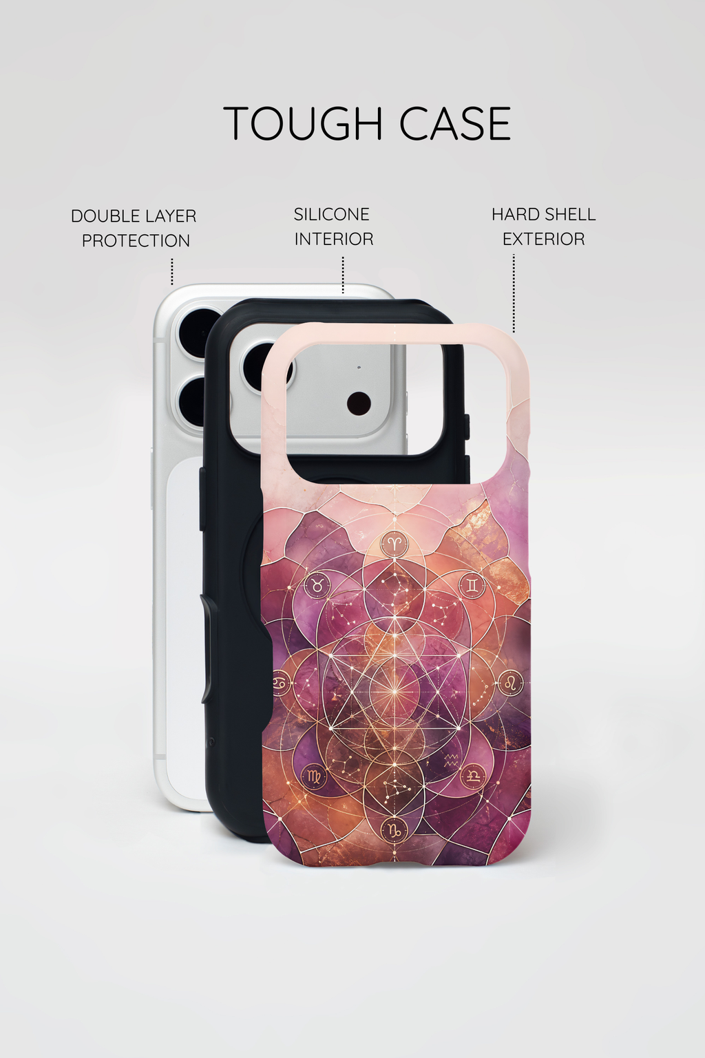 Sacred Geometry iPhone Case | Boho Mandala iPhone Case