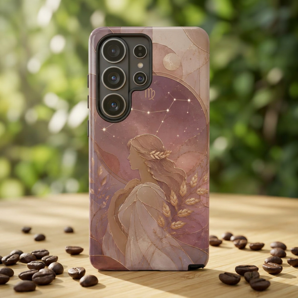 Virgo Zodiac Samsung Galaxy Phone Case | Astrology Gift for Her