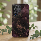 Scorpio Zodiac Samsung Galaxy Phone Case | Scorpio Constellation Protective Case