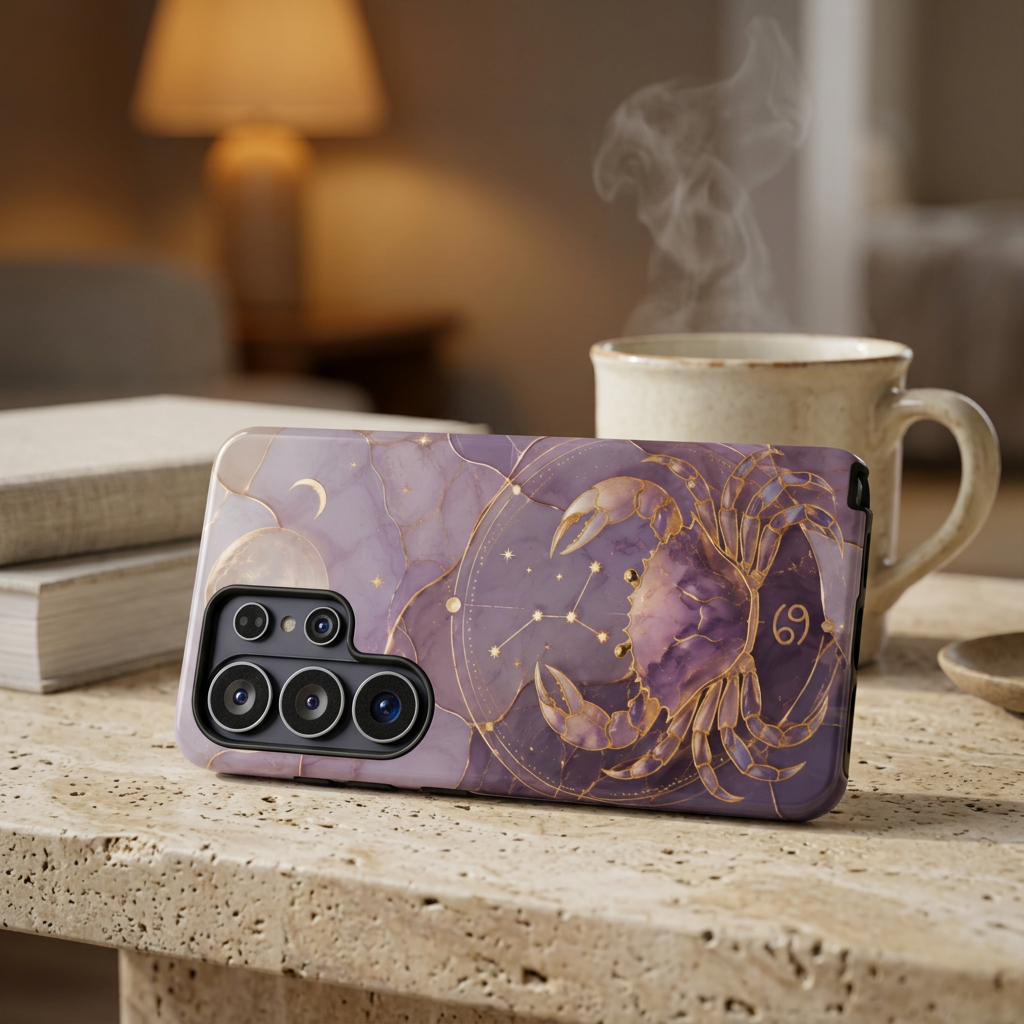Cancer Zodiac Samsung Galaxy Phone Case | Astrology Gift for Her