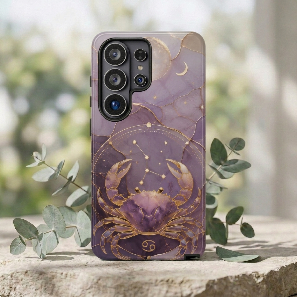 Cancer Zodiac Samsung Galaxy Phone Case | Astrology Gift for Her