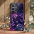 Pisces Zodiac Samsung Galaxy Phone Case | Celestial Fish Phone Case