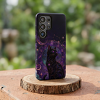 Black Cat Astrology Samsung Galaxy Phone Case | Zodiac Galaxy Phone Case