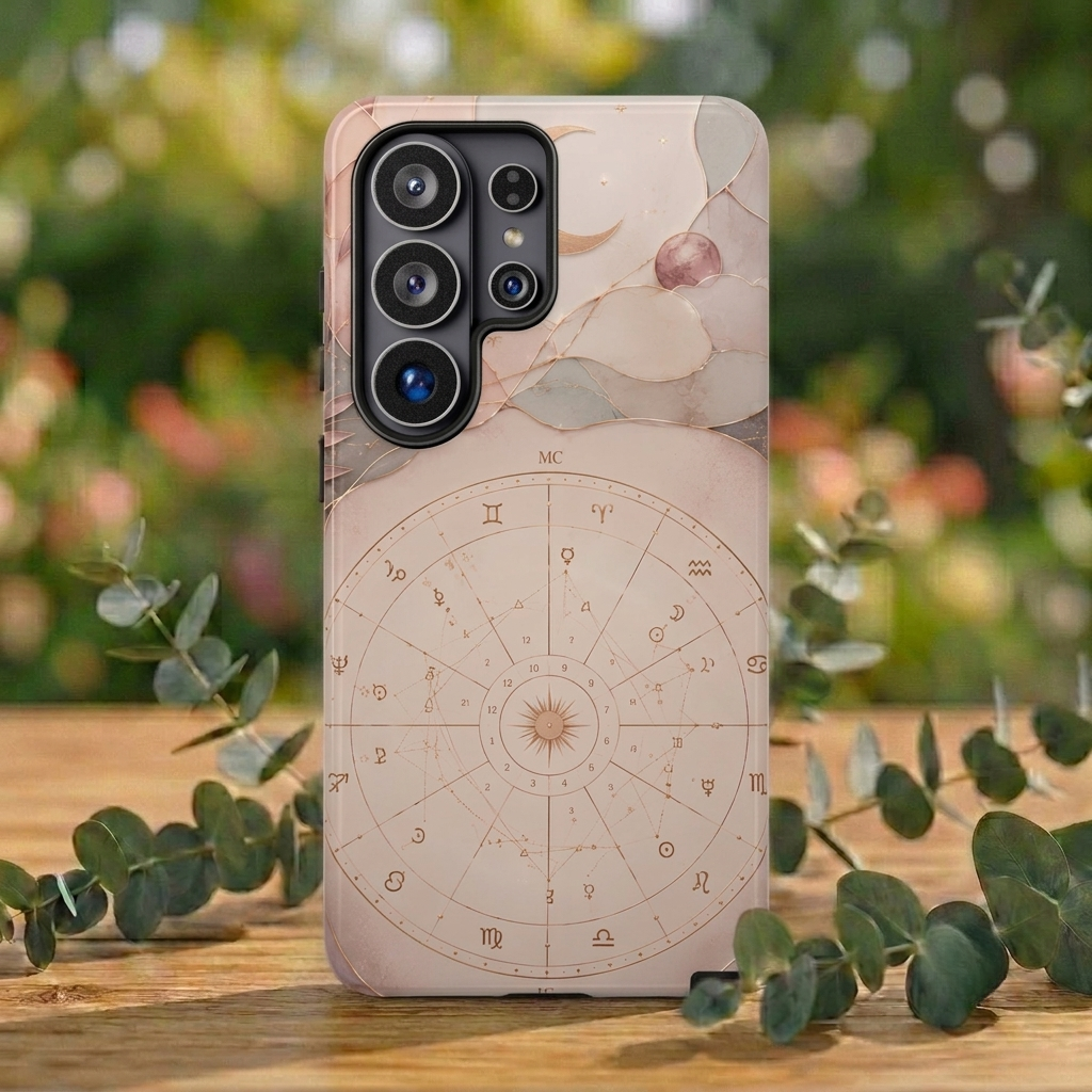 Zodiac Wheel Samsung Galaxy Phone Case | Astrological Constellation Phone Case