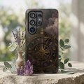 Vintage Astrology Compass Samsung Galaxy Phone Case | Celestial Zodiac Phone Case