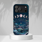 Celestial Zodiac Wheel iPhone Case | Moon Phase iPhone Case