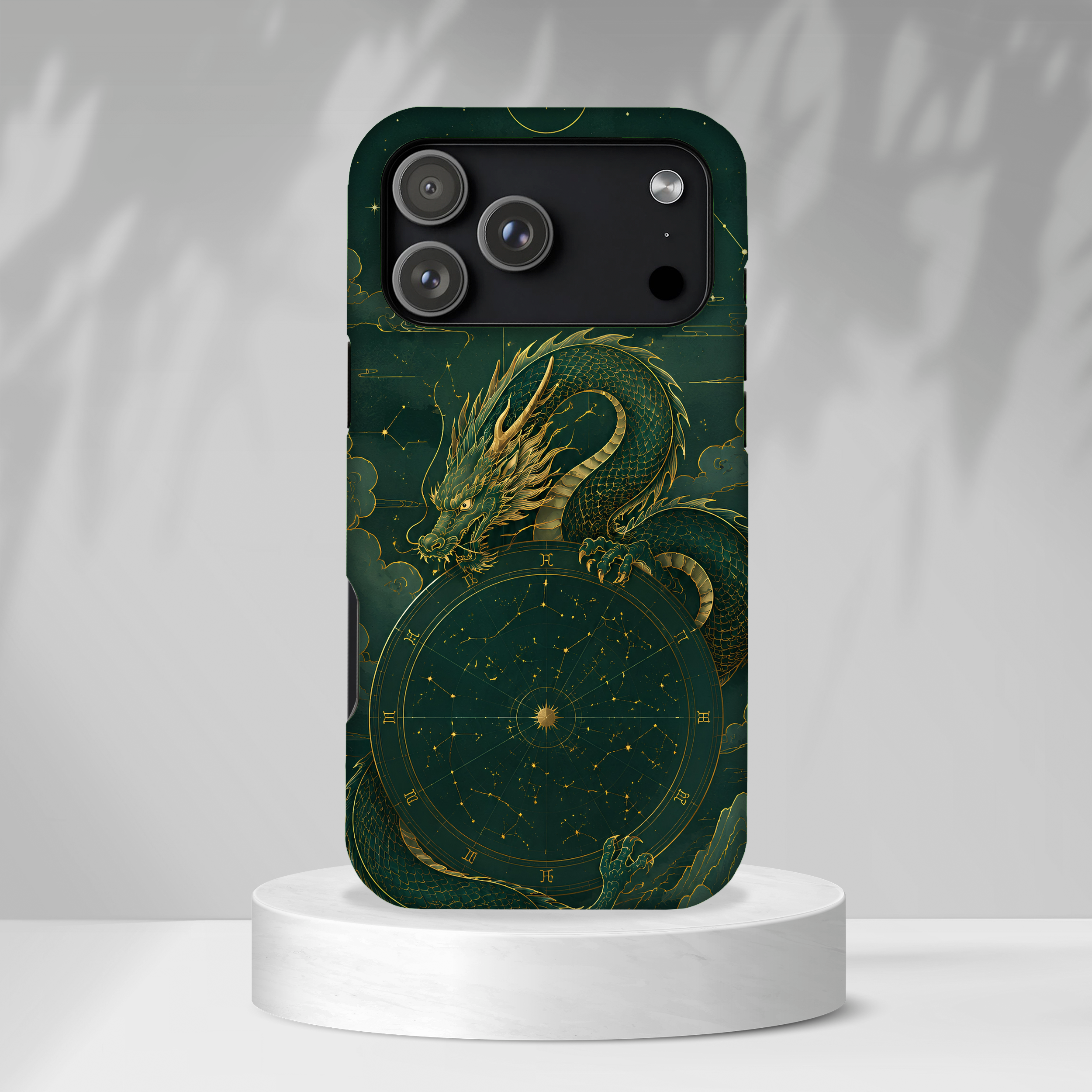 Celestial Dragon iPhone Case | Stained Glass Dragon iPhone Case