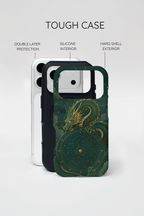 Celestial Dragon iPhone Case | Stained Glass Dragon iPhone Case