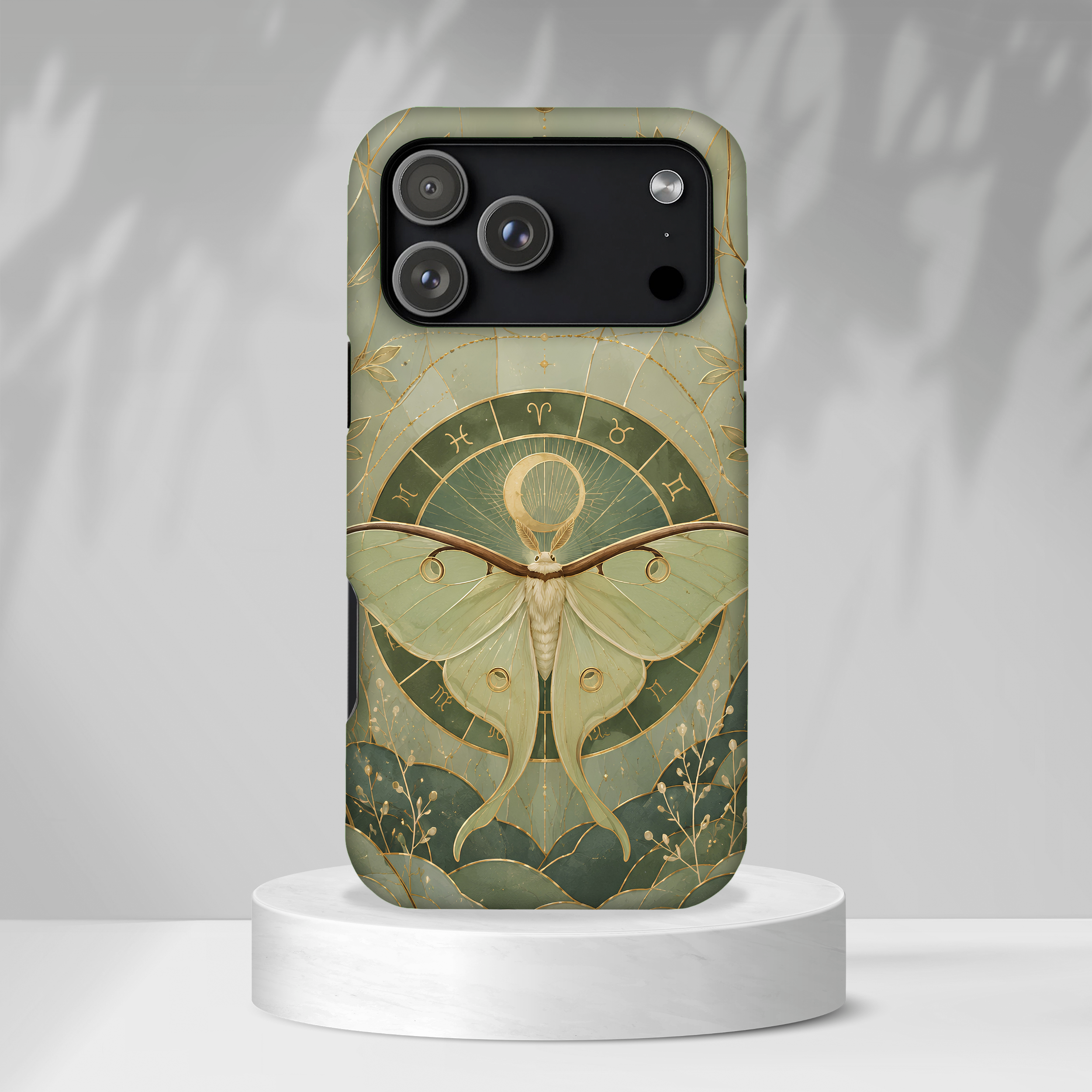 Luna Moth iPhone Case | Celestial Moth iPhone Case