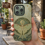 Luna Moth iPhone Case | Celestial Moth iPhone Case