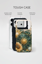 Celestial Sun iPhone Case | Zodiac Wheel iPhone Case