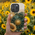 Celestial Sun iPhone Case | Zodiac Wheel iPhone Case