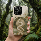 White Snake iPhone Case | Celestial Zodiac iPhone Case