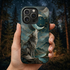 Wolf Moon iPhone Case | Celestial Wolf iPhone Case