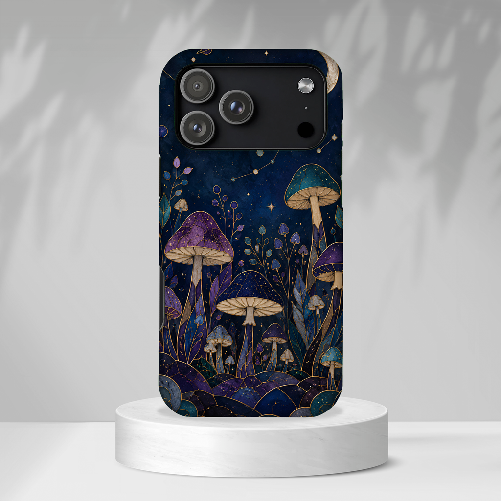 Mushroom iPhone Case | Midnight Forest iPhone Case