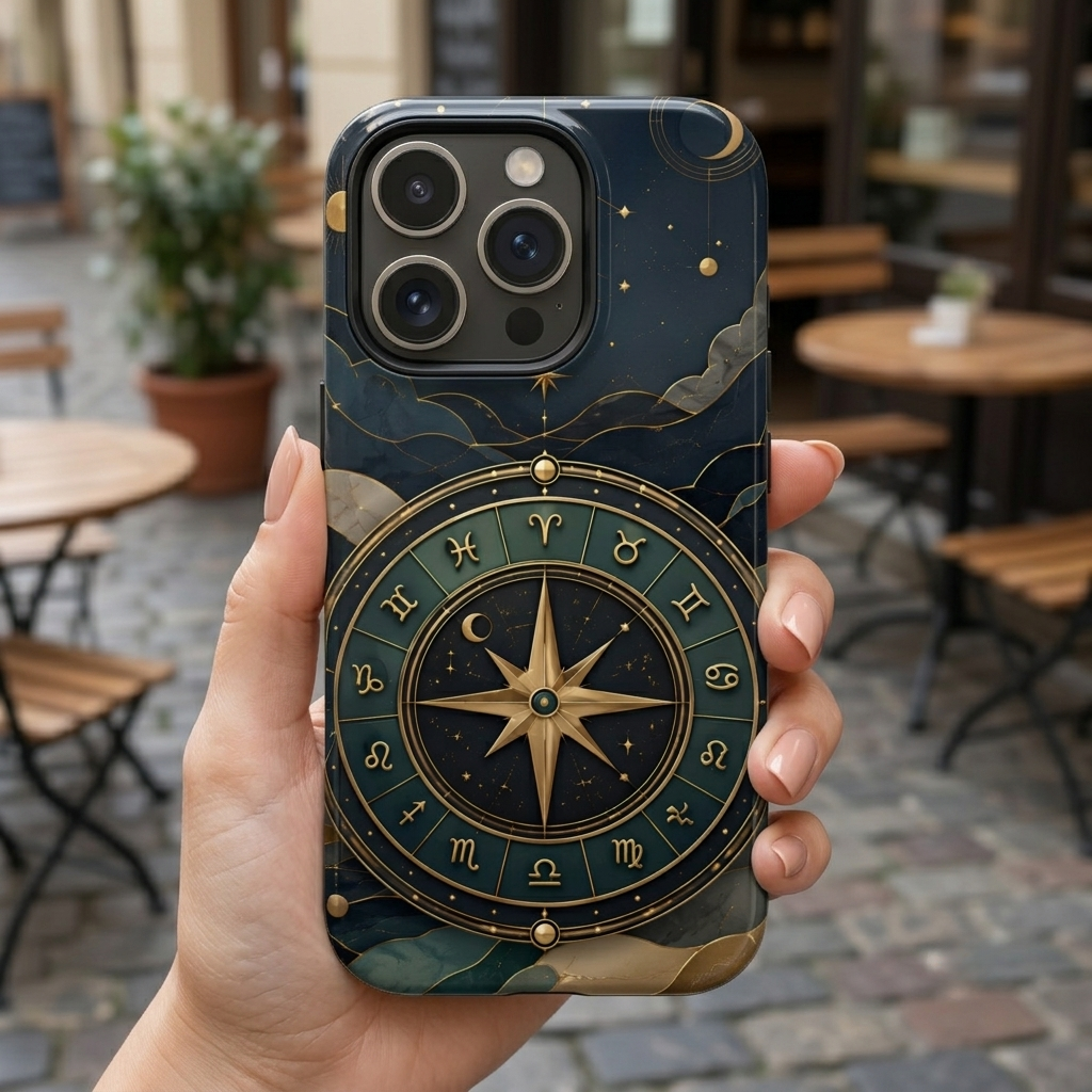 Celestial Compass iPhone Case | Zodiac iPhone Case