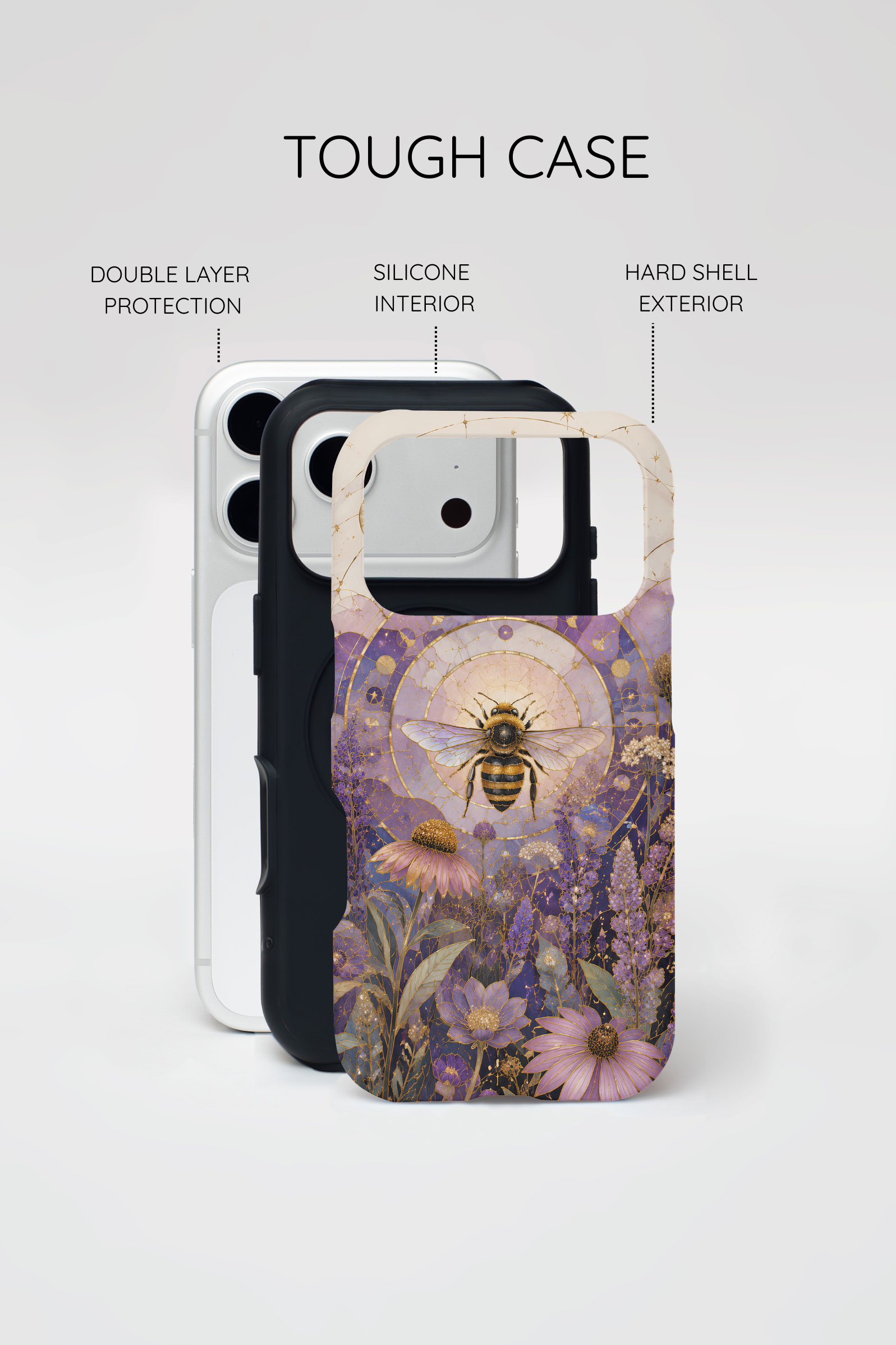 Honey Bee iPhone Case| Botanical Bee iPhone Case