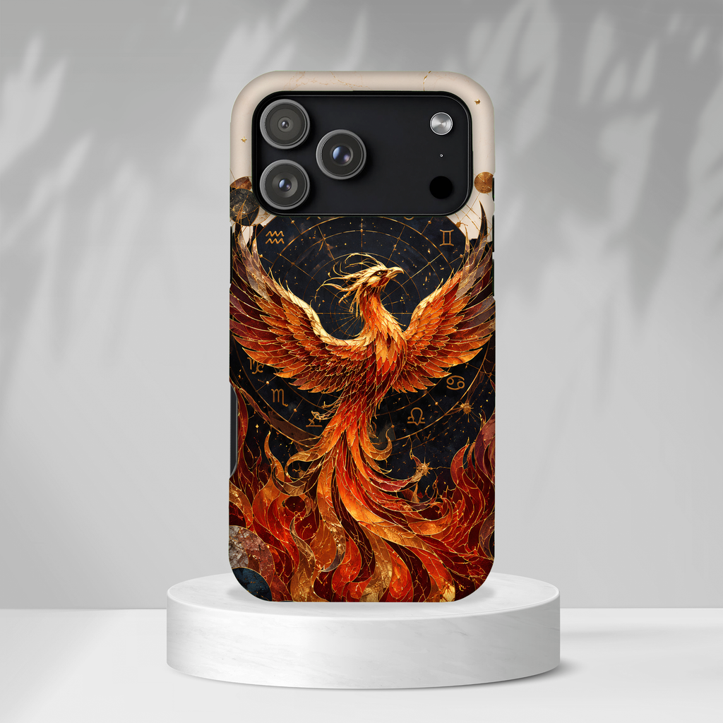 Phoenix iPhone Case | Celestial Fire Bird Case