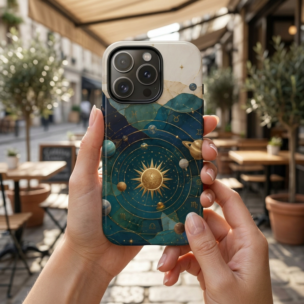 Celestial Sun iPhone Case | Zodiac Phone Case